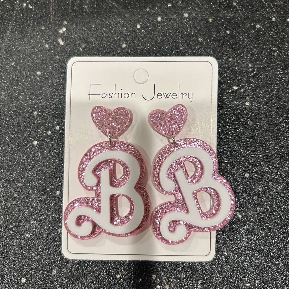 Barbie acrylic earrings